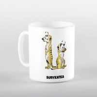 Kubek z grafiką artysty