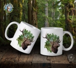 Kubek ceramiczny - Jeleń szlachetny /Cervus elaphus/ en. Red deer 