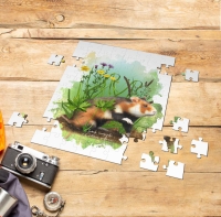 Puzzle - Chomik europejski (Cricetus cricetus)-3- en. European hamster 