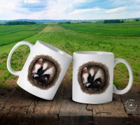 Kubek ceramiczny - Chomik europejski /Cricetus cricetus/ -śpiacy- en. European hamster 