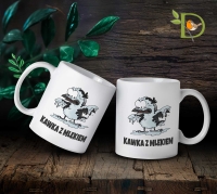 Kubek ceramiczny - Kawka z Mlekiem